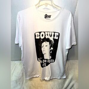 David Bowie Lucky Brand Collection Life On Mars 1971 T-shirt Adult Size XL